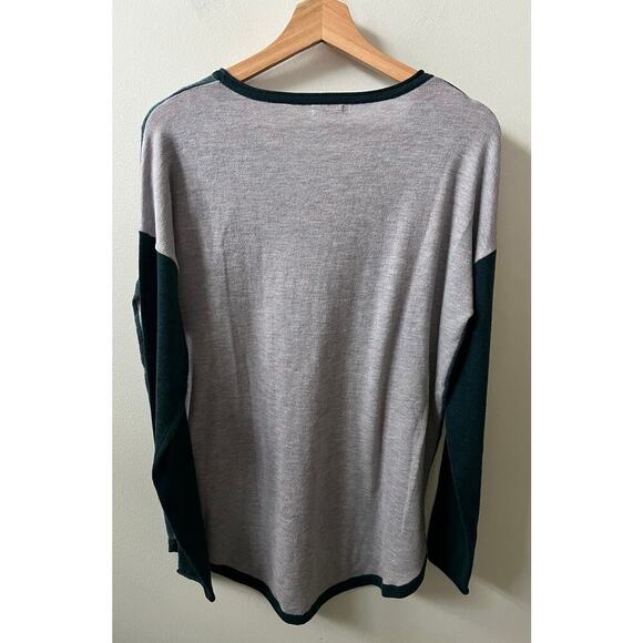 SmartWool shadow pine colorblock sweater - Picture 2 of 7